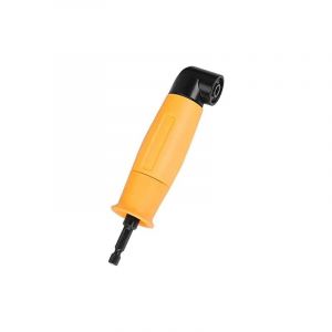 A 90 Degrés Perceuses à Angle Droit Adaptateur Jaune Tournevis a Renvoi d'Angle Coudé 6.35mm Tige Hexagonale Pilote et Tournevis Drill Attachment
