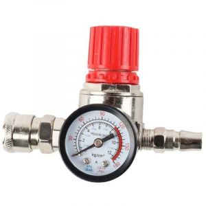 R&eacute;gulateur de Pression du Compresseur d'air D&eacute;tendeur Pneumatique,Valve de R&eacute;gulation de Pression Avec Raccord 140psi
