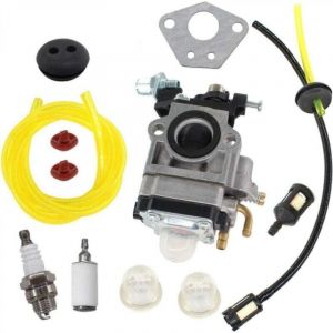 Ensemble de carburateur pour 43CC 52CC pour TB43 1E40F-5 BC520 CG430 CG520 Filtre &agrave; carburant Coupe-herbe Moteur Tron&ccedil;onneuse Tondeuse &agrave; gazon Pi&egrave;ces