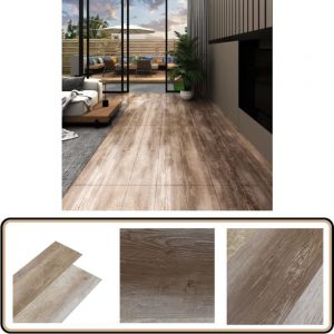 Vidaxl - Dalles de plancher pvc autoadhésif 5,21 m² 2mm délavage de bois - Parquet Pvc - Carrelage Imitation Bois - Planchers Autocollants