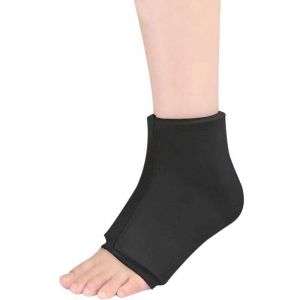 Poche de glace r&eacute;utilisable pour cheville (1 unit&eacute;), compresse de gel pour soulager les entorses, compresse chaude et froide, bandage pour le pied en