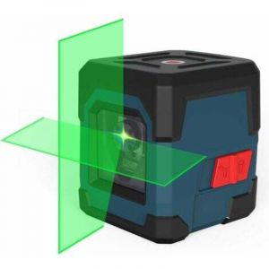 Niveau Laser Vert, Ligne Laser Autonivelant 15M ± 0,2 mm/m, Laser Croix Vert Horizontal et Verticale 1m Antichoc, IP54 Étanche À L'eau et Poussière