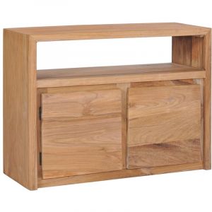 Skm Buffet 80 x 30 x 60 cm Bois de teck massif