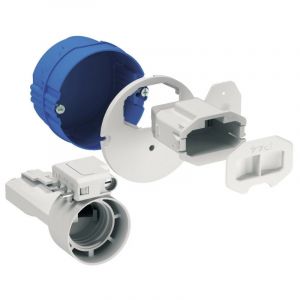 Modulo dcl, boîte d'applique d67 p40 avec couvercle affleurant, connect, douille (ALB71821)