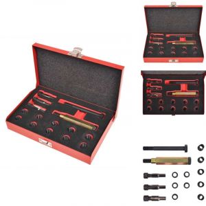 Kit réparation filetage bougie de préchauffage 15 pcs M10x1,0mm - Outil Mécanique - Kit Réparation Bougie - Filetage Bougie - Préchauffage Moteur