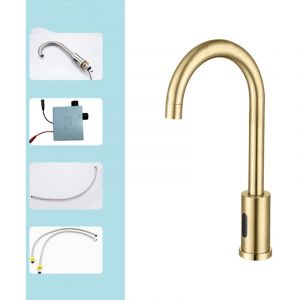 Capteur de robinet : Robinet de Salle de bain Capteur Infrarouge Pour Salle de Bain - Robinet de salle de bain automatique avec bo&icirc;tier de commande