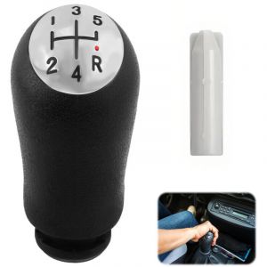 Pull Levier de Vitesse 5 Vitesses pour Clio III, Megane 2 Laguna 2, Clio 4, Mk2, Scenic Mk2, Pommeau de levier de vitesse manuel &agrave; 5 vitesses avec