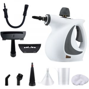 Nettoyeur vapeur domestique puissant, 1050 W Nettoyeur vapeur &agrave; main avec 10 accessoires, 3,5 bars Nettoyeur vapeur, nettoyeur vapeur multifonction