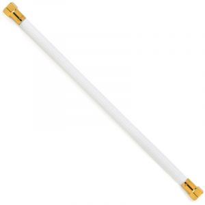 Flexible sanitaire BLANC POLYM&Egrave;RE &Oslash;int&eacute;r.8mm - Femelle 3/8" - Femelle 3/8" OR - 300mm - TAQ PREMIUM - Tucai