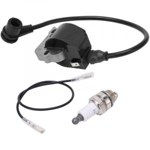 Akozon Bobine D'allumage de Scie &agrave; Cha&icirc;ne, 503639801 Remplacement de Cuivre de Bobine D'allumage de Scie &agrave; Cha&icirc;ne pour 394 394XP 395 395XP.