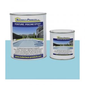 Peinture Piscine Epoxy - 10 Kg Bleu Piscine Matpro