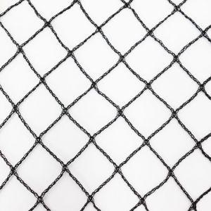 Filet de bassin 3 m x 4 m noir noir, filet d'&eacute;tang &agrave; poisson, filet &agrave; feuilles, filet, filet de protection contre les oiseaux, robuste