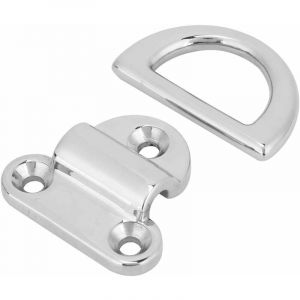 Memkey - d Anneau D'attache 8mm En Acier Inoxydable Pliant Bateau Marine Pad Arrimage Des yeux Anneau De Retenue Taquet Marine Matériel pour Yacht