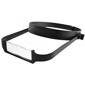 Loupe serre-t&ecirc;te Slimline avec 4 lentilles, r&eacute;paration assist&eacute;e de loupe de lecture mont&eacute;e