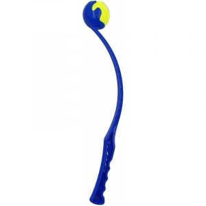 Lanceur de balles de Tennis pour Chien, Jouets pour Chiens interactifs avec Lanceur de balles pour Chien avec poignée Ergonomique, Lanceur de Balle