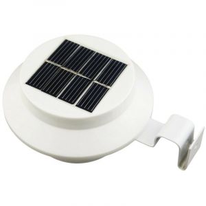 4370 Projecteur LED &eacute;clairage solaire &agrave; d&eacute;tection 3 watt 3 led pour l'ext&eacute;rieur