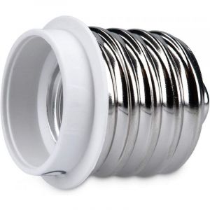 Adaptateur de douille 10x-convertisseur de douille 10x E40 &agrave; E27-adaptateur de support de lampe de Base E27 pour ampoule Led halog&egrave;ne