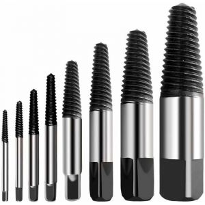 Extracteur de Vis Cass&eacute; Extracteur de Vis Multi-&eacute;clat&eacute; Kit Duret&eacute; en Acier Inoxydable Extracteur de Boulon de Vis Cass&eacute; Facile &agrave; D&eacute;coller Convient