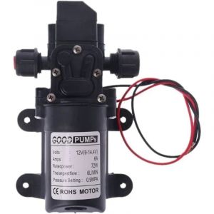 Aiperq - Pompe à eau pour camping-car 12 v dc 12 v 60 w 130 pi 6 L/min Pompe à eau haute pression Pompe d'amorçage à membrane Pompe à eau pour