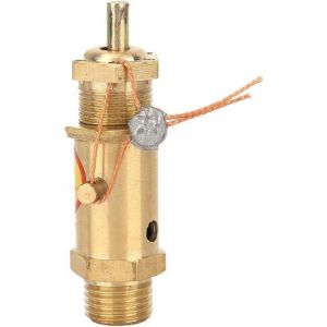 Clapet anti-retour pour compresseur d'air, soupape de s&eacute;curit&eacute; en laiton G1/4, pi&egrave;ces de rechange pour palier de but&eacute;e de chaudi&egrave;re/g&eacute;n&eacute;rateur de