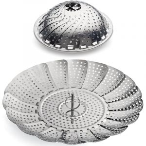 Panier Vapeur Inox, 9'' Cuit Vapeur Inoxydable pour Autocuiseur, Panier pour Cuire à la - Ulisem
