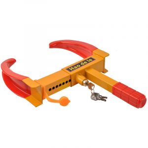 Antivol de roue voiture Sabot antid&eacute;marrage roue caravane, 2 Cl&eacute;s, pour Roue DE 13"-15" largeur 7"-11", 240 x 485 cm CW5445 DESIGN IN