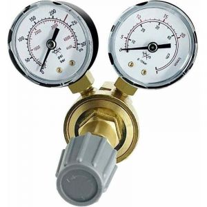 Welding R&eacute;ducteur de pression universel pour bouteille de gaz de protection Argon CO&sup2; Helium W 21,8 x 1/14"