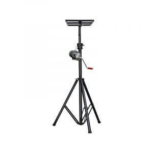 Monte charge 85kg avec plateau non pliant ajour&eacute; 450x450mm - IPN, poteaux, store banne, etc. - LP85-PPA1