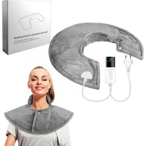 Coussin Chauffant Cervicales,Coussin Chauffant Electrique,Coussin Chauffant Pour &Eacute;paules,Coussin Chauffant Avec 9 Niveaux De Chauffage Et Arr&ecirc;t