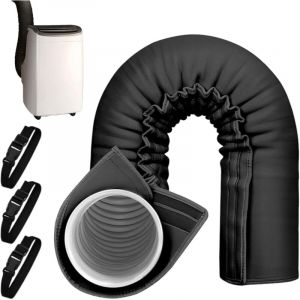Gaine Isolante pour Tuyau de Climatiseur,Housse De Protection Pour Tuyau De Climatisation - Accessoires Pliables Et Lavables Avec 3 Sangles R&eacute;glables