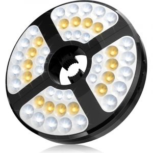 Lampes pour Parasol, 48 LED Rechargeable Lumiere de Parasol, avec 3 Modes d'&Eacute;clairage 72 Heures Luminaire LED Parasol sans Fil R&eacute;glable pour Parasol