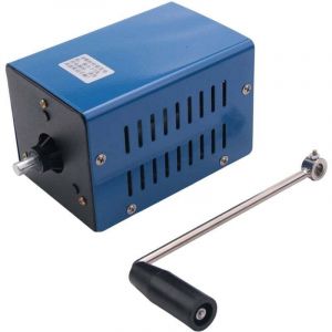 Haute Puissance Dynamo Chargeur Portable de Main D'Urgence Manivelle Chargement Usb Survie G&eacute;n&eacute;rateur