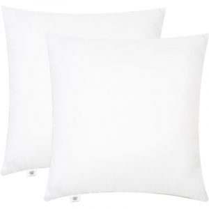 Lot de 2 Coussins de Garnissage 40 x 40 cm, Coussin &agrave; Recouvrir, Oreillers Int&eacute;rieur, Rembourrage Coussins