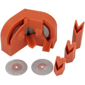 Aff&ucirc;teur de Forets &eacute;lectrique, Aff&ucirc;teur de Forets Polyvalent pour les Forets Aff&ucirc;teur de Forets Truper avec 3 Tailles de Porte-embouts pour Artisans