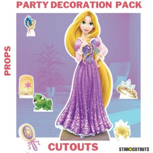 Pack décoration figurine en carton Disney Princesse Raiponce Hauteur 134 CM