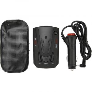 D&eacute;tecteur de Radar de voiture alarme de vitesse de Protection &agrave; 360 degr&eacute;s 16 bandes d&eacute;tecteur de chien &eacute;lectronique compteur de vitesse testeur de