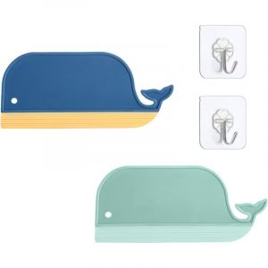 Multi-Usage Raclette de Douche,Raclette Salle de Bain Raclette cr&eacute;ative en Silicone raclette vitre avec Crochet pour Verre, carrelage, Bain et