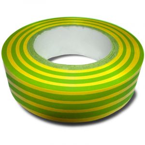 Rouleau adhésif 15mm x 10m - Vert/Jaune Zenitech