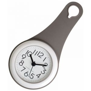 Horloge de salle de bain simple, cuisine, horloge &agrave; ventouse domestique &eacute;tanche et silencieuse