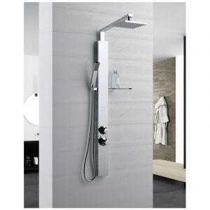 Novellini - Colonne de douche hydromassante revif plus 118 cm-10 --