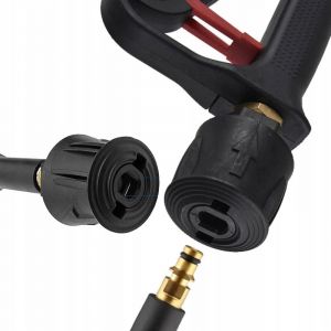 Rosfix Adaptateur Raccord Rapide QC &ndash; Plastique Haute R&eacute;sistance, 160 Bar, 60&deg;C M22x1,5 Filetage compatible avec nettoyeur haute pression Lavor