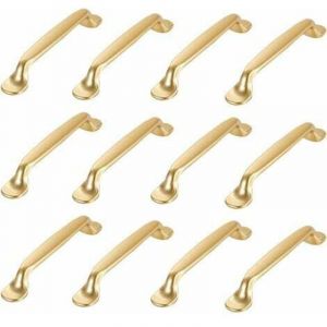 12 Pi&egrave;ces Poign&eacute;e Meuble Dor&eacute; Poignee de Meuble Cuisine Dor&eacute; Poign&eacute;es de Placard Tiroir Poign&eacute;es de Placard Tiroir Chambre Dor&eacute; Cuisine Armoire Porte