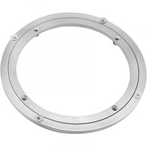 Plateau tournant en alliage d'aluminium, plateau tournant robuste Lazy Susan, plateau tournant &agrave; roulement rotatif, table de salle &agrave; manger ronde