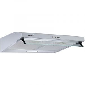 VIESTA VDU6080SR hotte aspirante murale 60cm en acier inoxydable avec &eacute;clairage LED - classe &eacute;nerg&eacute;tique C