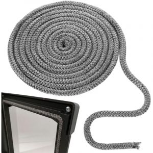 1 Pièces Joint Insert Cheminée Joint Vitre Insert Cheminée Joint de Cheminée Insert Joint Poele a Bois Joint pour Poele a Bois 14mm x 3m Joint en