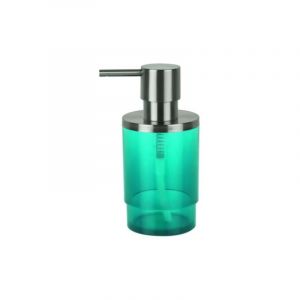Distributeur de savon Acrylique nyo Bleu turquoise transparent Spirella