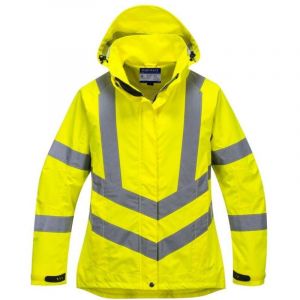 Parka femme haute visibilit&eacute; respirante Portwest 300D Jaune xs