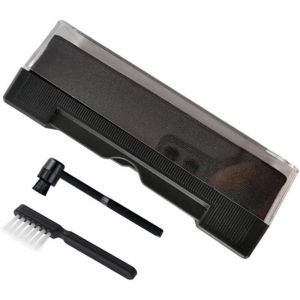 Kit de Nettoyage de Disques Vinyles, Brosse en Velours Anti Statique pour &Eacute;liminer la Poussi&egrave;re sur Les CD et Les Disques Vinyles pour Tourne Disque