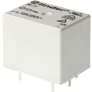 36.11.9.024.4011 Relais pour circuits imprim&eacute;s 24 v/dc 10 a 1 inverseur (rt) 1 pc(s) Y472431 - Finder