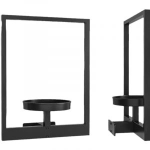 Vase-cadre photo pour plantes - Support mural pour plantes, &eacute;tag&egrave;res pour plantes de fen&ecirc;tre, cadres muraux pour plantes, cadre mural en m&eacute;tal pour